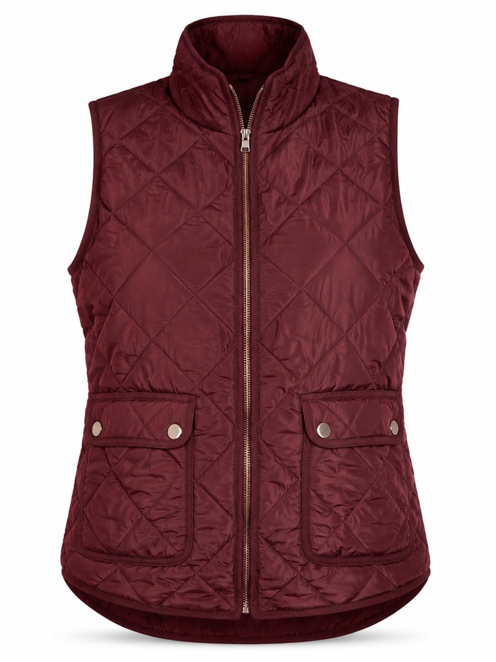 NWT Thread & Supply Burgundy Quilted Vest – Women’s